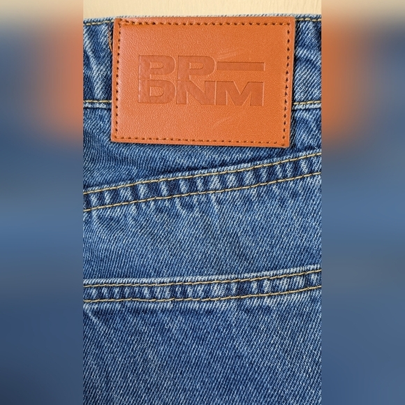 PRINCESS POLLY Denim Asymmetric Yoke, Western Cowgirl Jeans, Size 4 - Picture 7 of 7